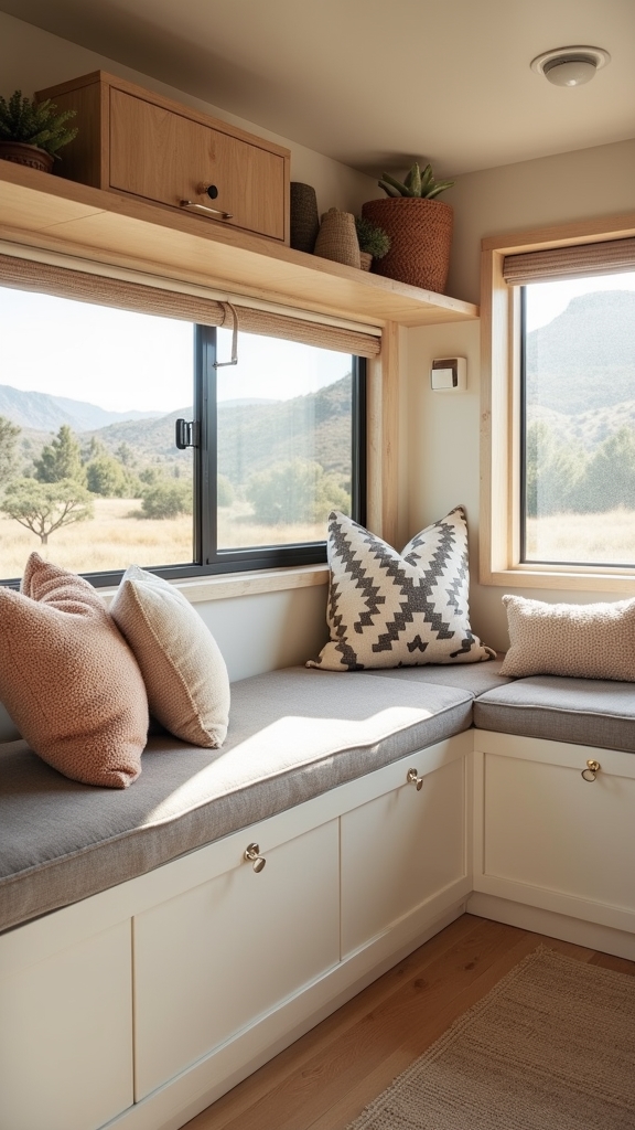 modern storage benches seating