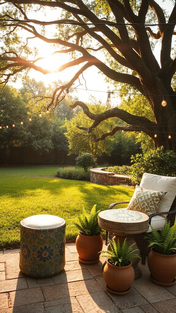 mosaic side tables selection