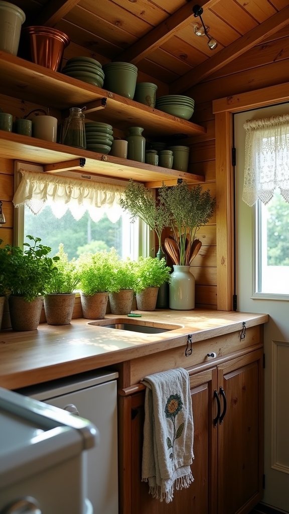 natural elements in kitchens