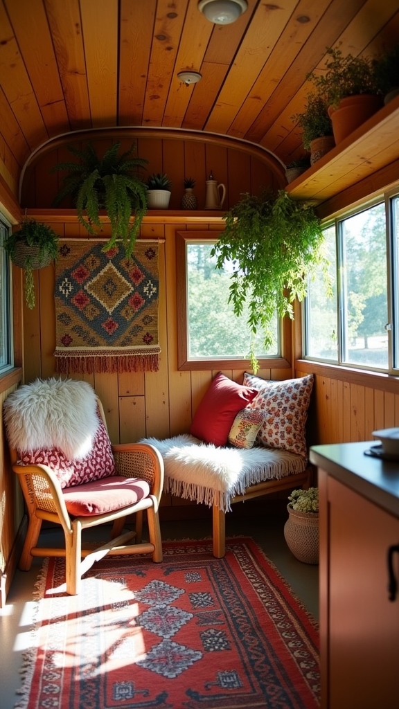 natural wood cozy accents