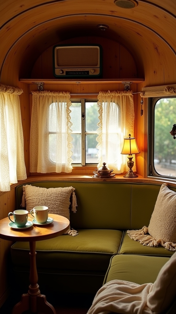 nostalgic vintage camper design