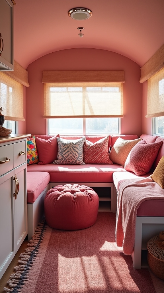 pink patterns and textures