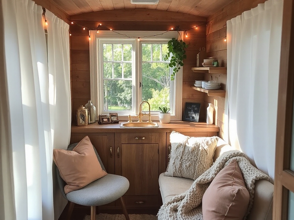 relaxed pop up interiors