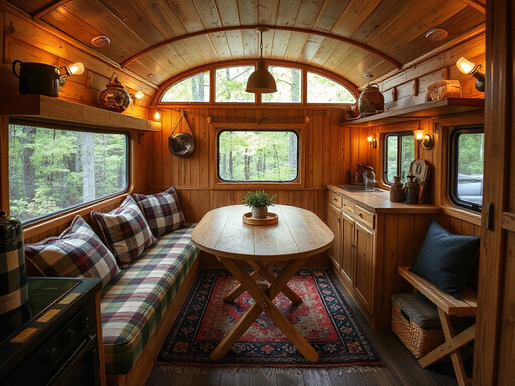 rustic camper interior ideas