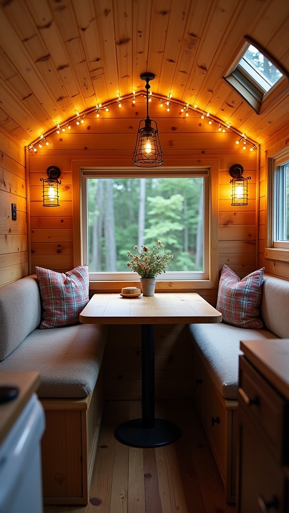 rustic lighting with functionality