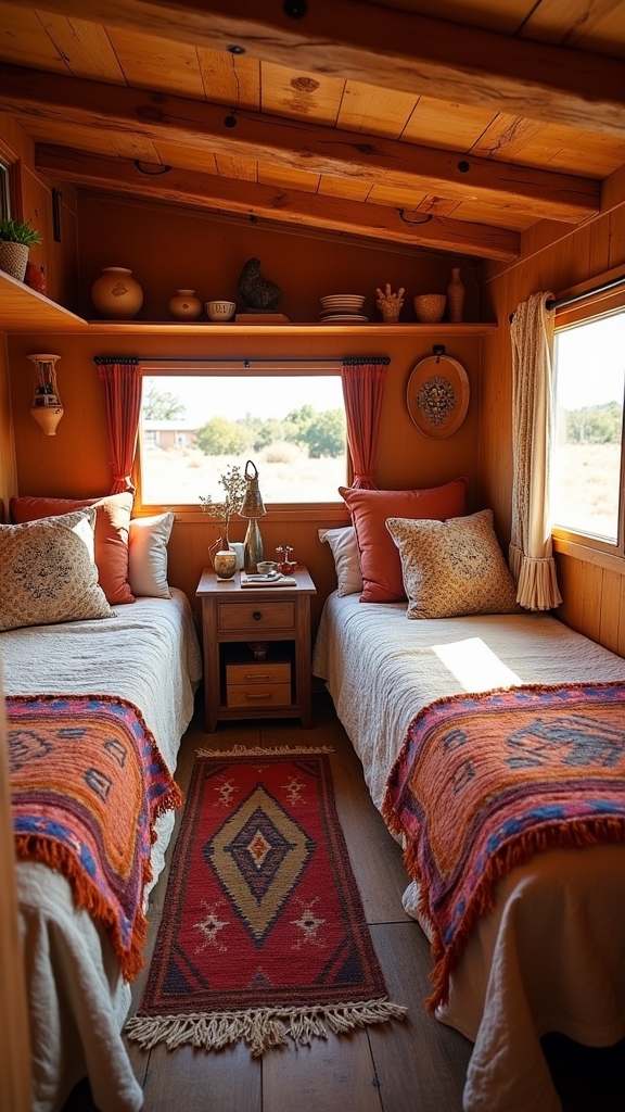 rustic southwestern camper decor