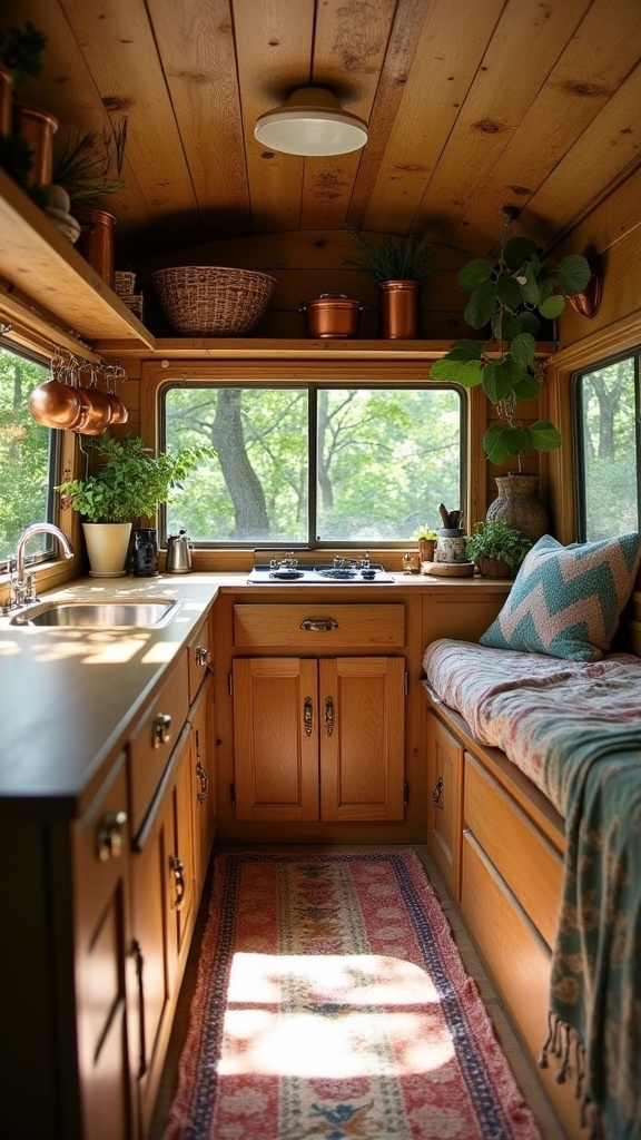 rustic storage solutions camper