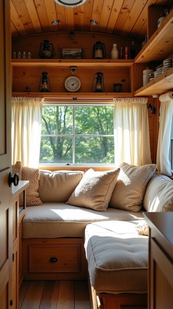rustic waterfront camper retreat