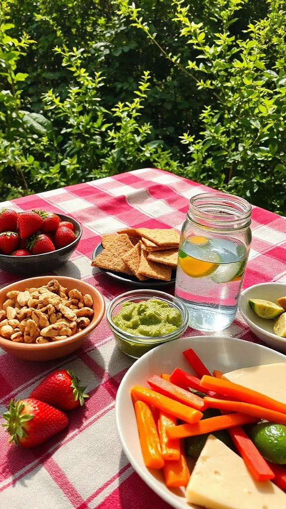 smart healthy road snacks