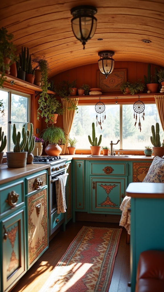 southwestern cabinet makeover ideas