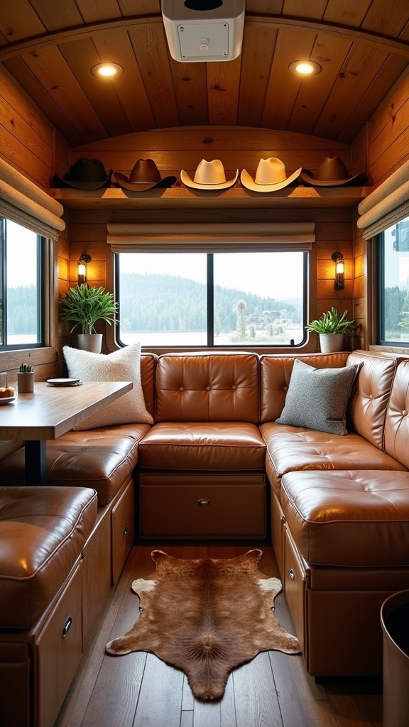 space efficient leather seating solutions
