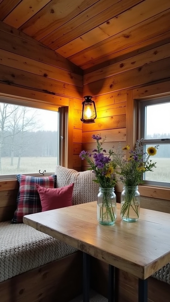 sustainable rustic camper design
