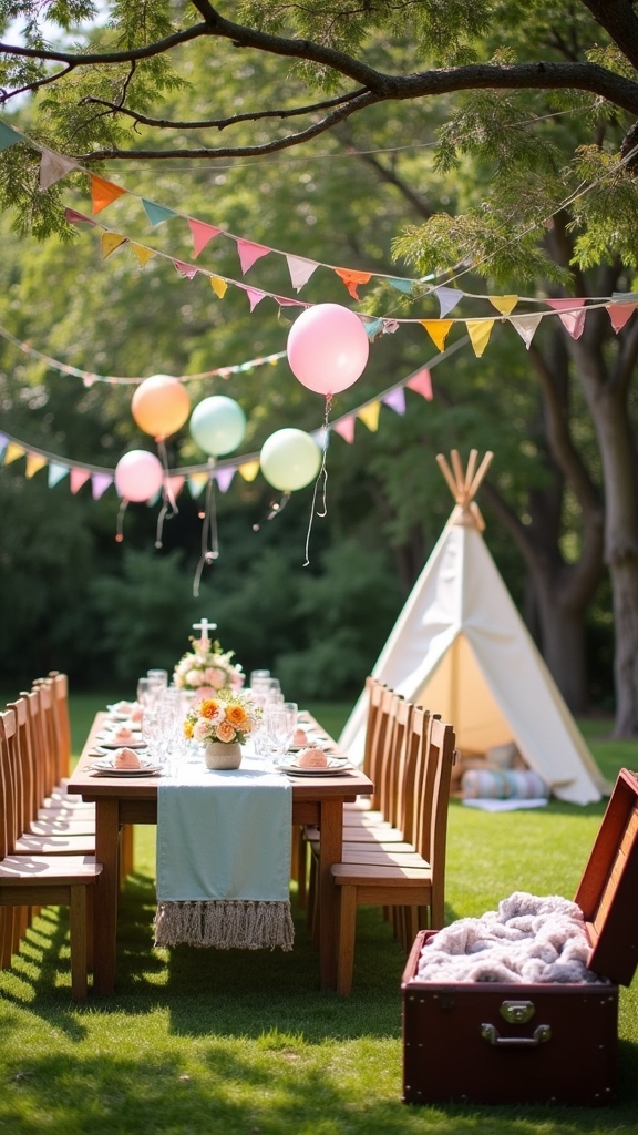 thoughtful outdoor seating arrangement