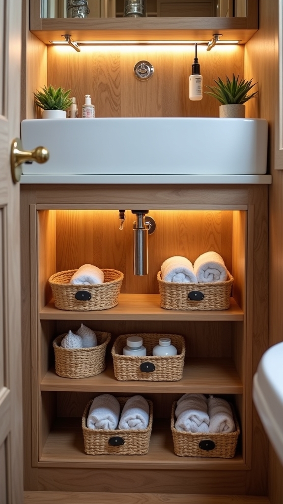 under sink storage organization strategies
