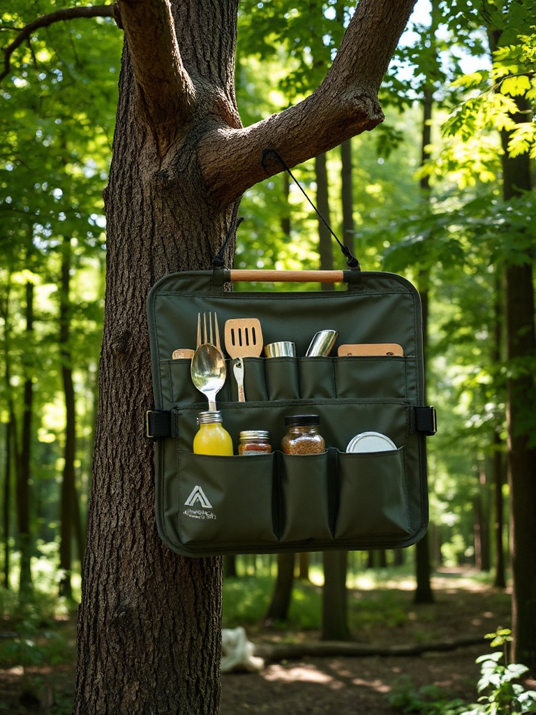 versatile camping kitchen organizer
