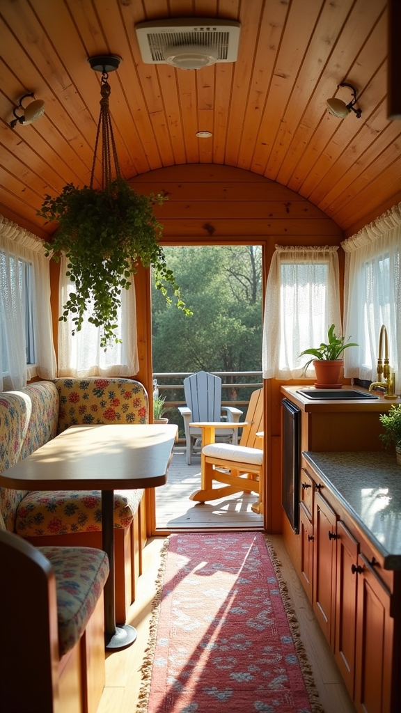 vintage outdoor living integration