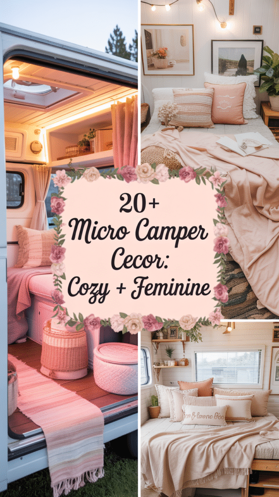 20+ Micro Camper Decorating Ideas to Make It Feel Feminine and Cozy