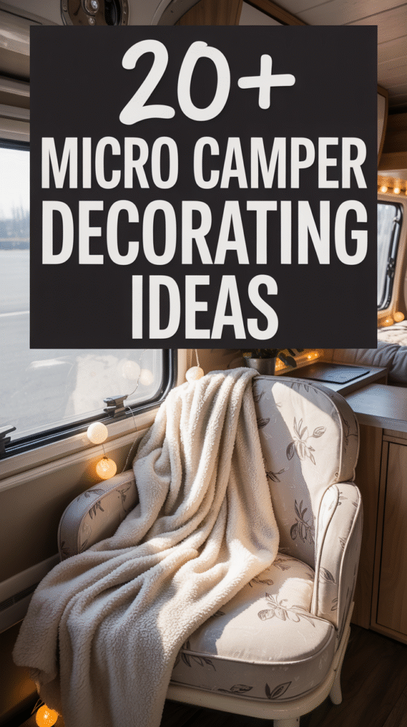 Micro Camper Decorating Ideas - Cozy Chairs