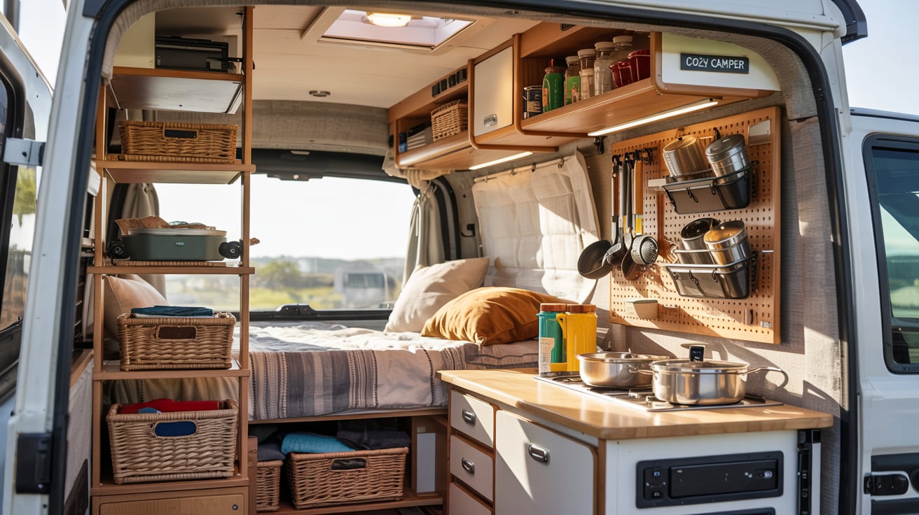 How to Stay Organized in a Camper Under 20ft
