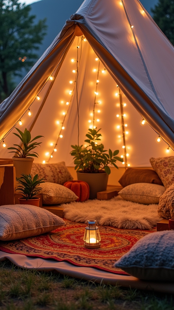 Decorative Touches for Your Tent