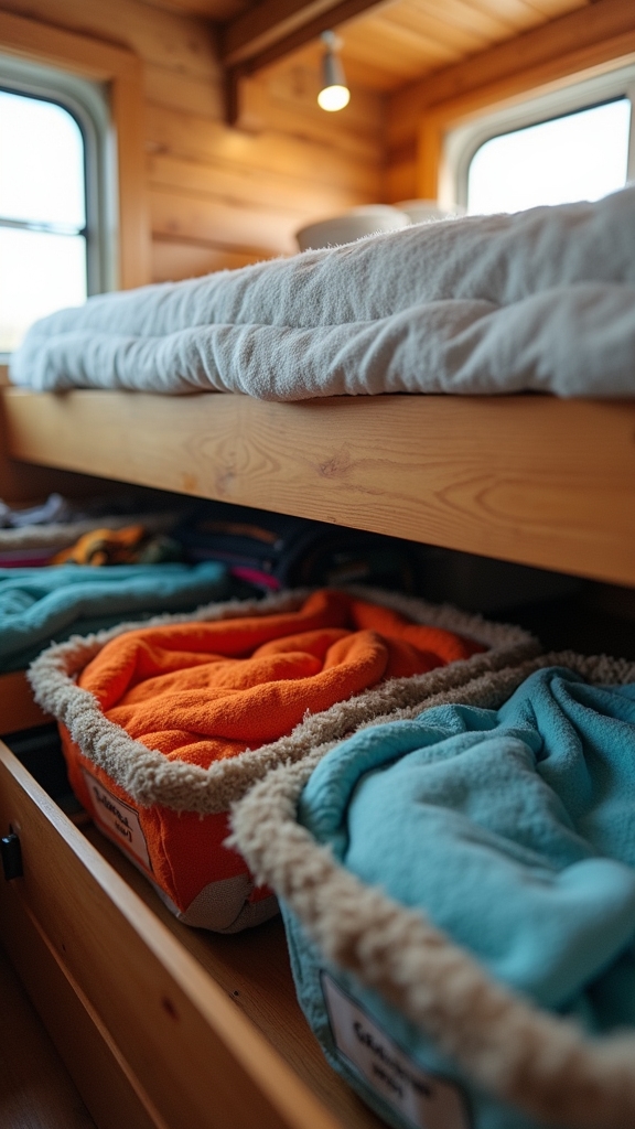 maximize camper under bed storage