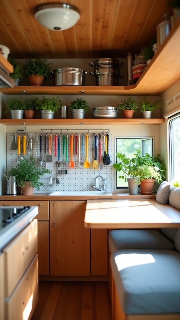 maximize camper wall storage