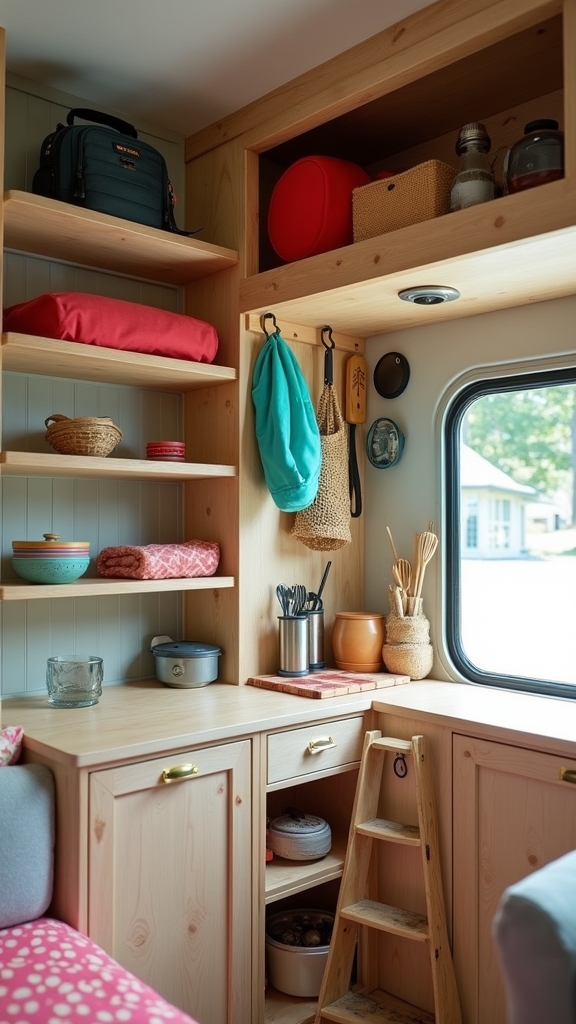 maximize space with vertical storage