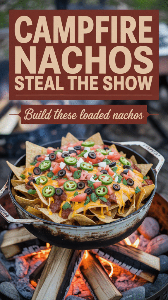 Loaded Campfire Nachos for Sharing