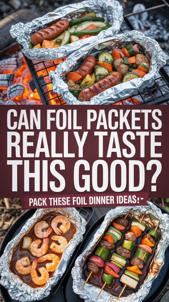 Tin Foil Sausage and Veggie Dinner Packets