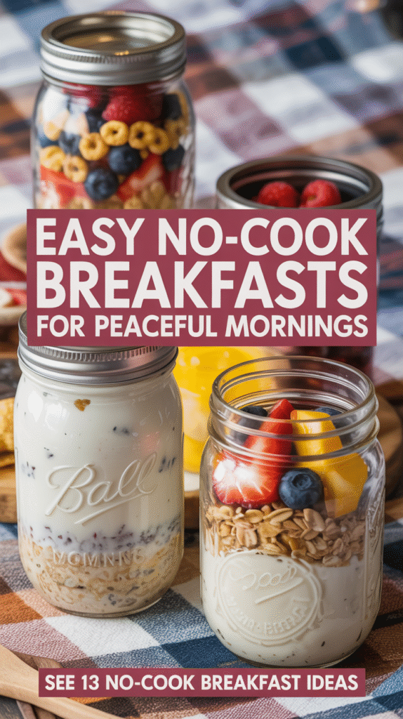 Overnight Oats in Mason Jars