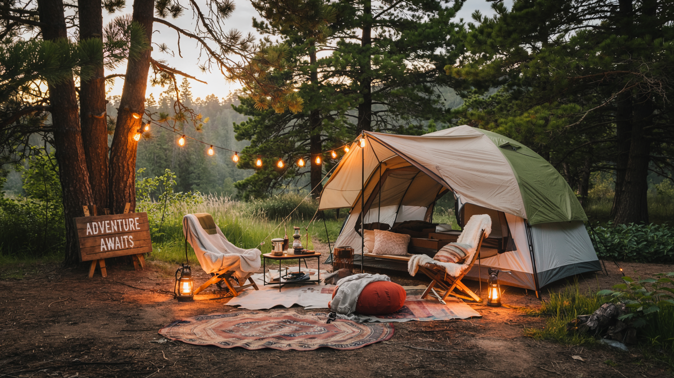 10+ Tent Camping Set Up Ideas for a Dreamy Outdoor Escape