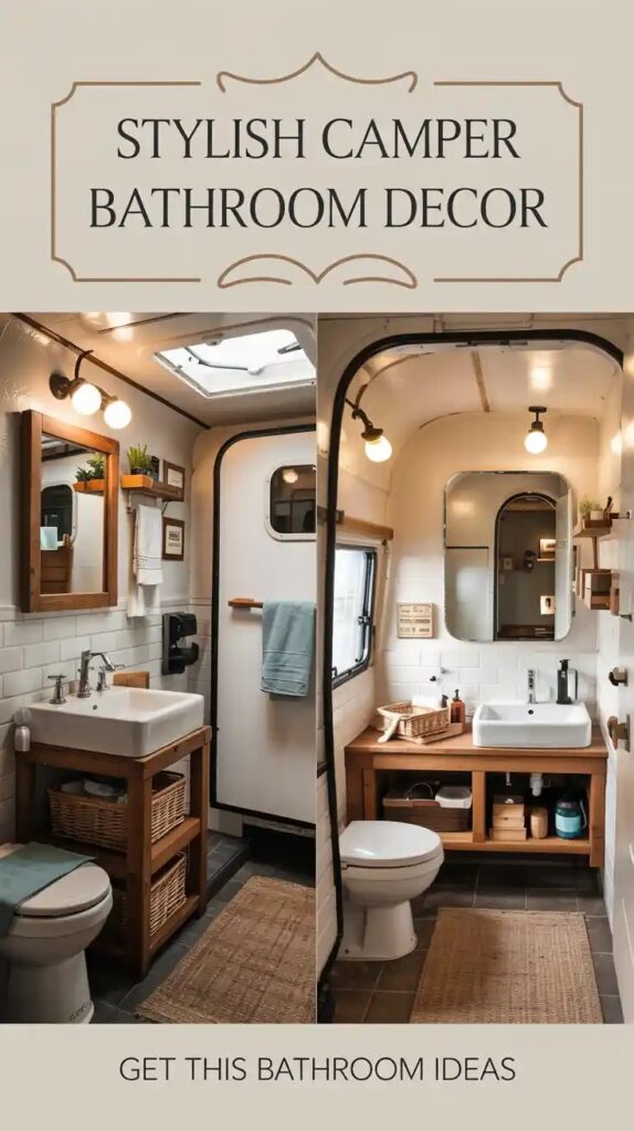 Camper Bathroom Decor That’s Both Functional and Stylish