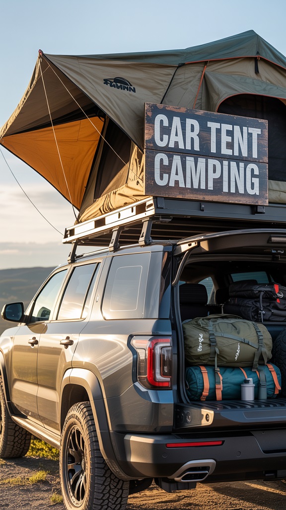 Car Tent Camping Set Up Ideas for Quick Getaways