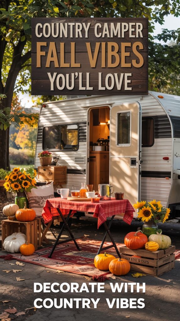 Country Camper Fall Decor to Create a Down-Home Feel