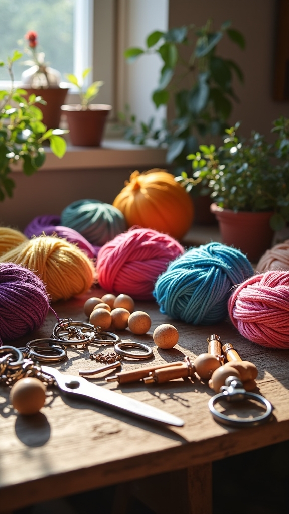 DIY Macramé Keychain for Your Keys