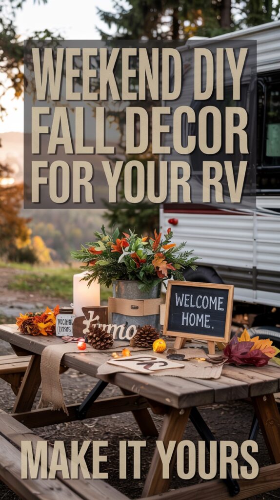 Diy Camper Decor for Fall Season You Can Make in a Weekend
