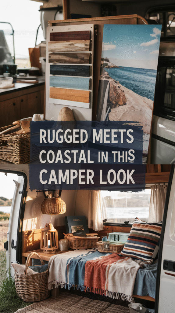 Linen Curtains and Weathered Canvas