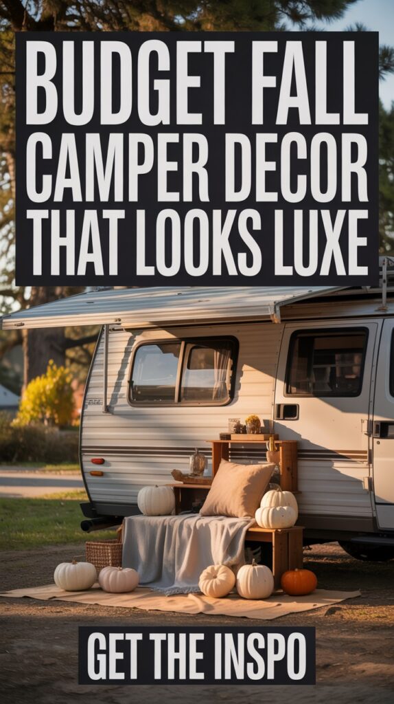 Fall Camper Decor on a Budget That Looks High-End