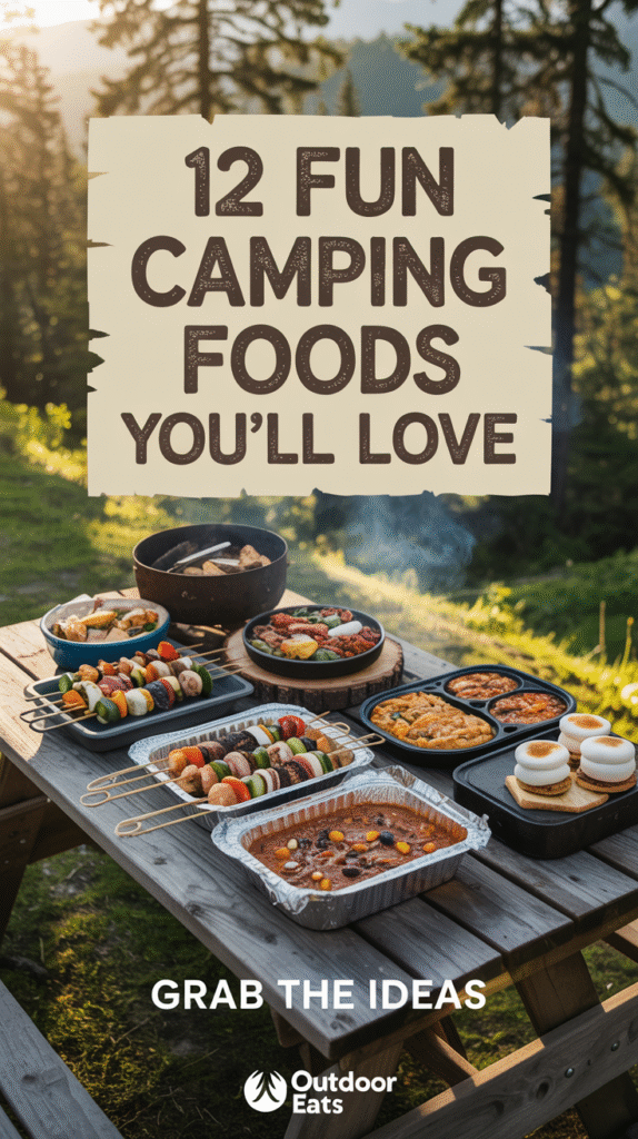 We always love these 12 camping foods to make with fun