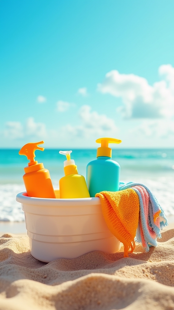 Use a Shower Caddy for Organization
