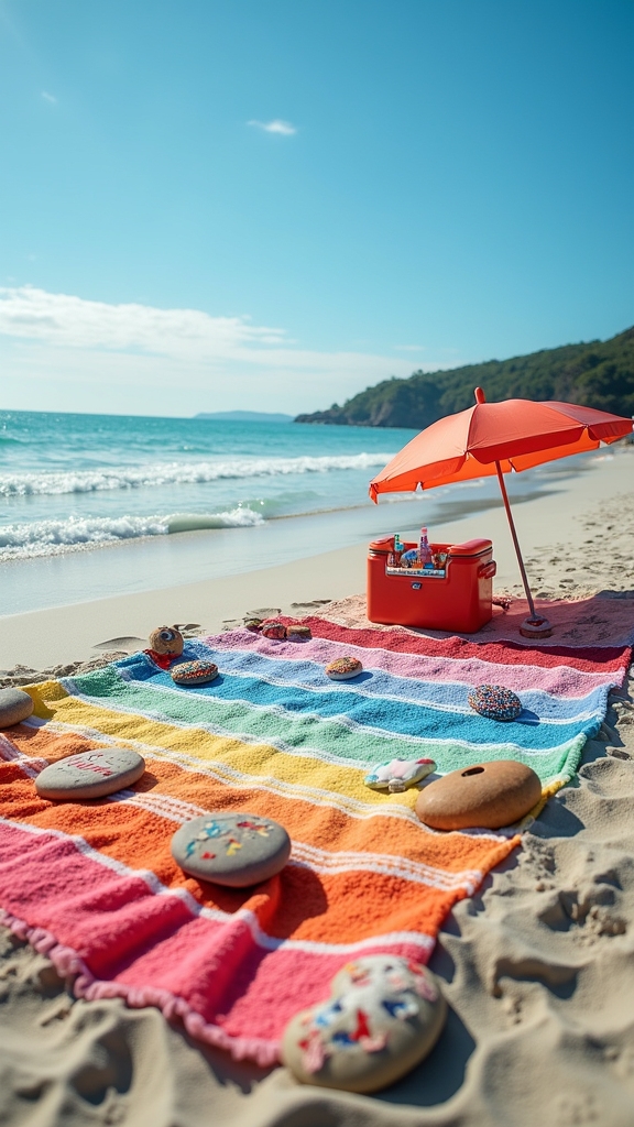 DIY Beach Blanket Anchor