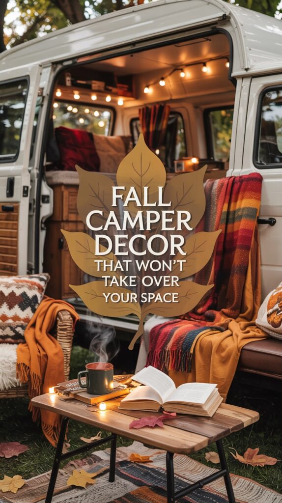 How to Get Your Camper Decorated for Fall (Without the Clutter)