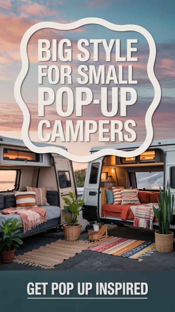 Pop Up Camper Decor That Packs a Stylish Punch