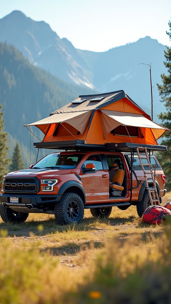 Utilizing a Rooftop Tent for Extra Space