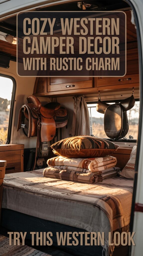 Western Camper Decor with Rustic Charm