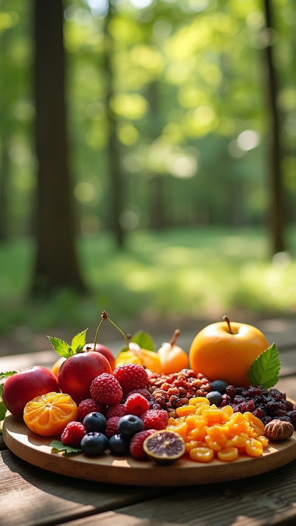 balanced fresh dried fruit