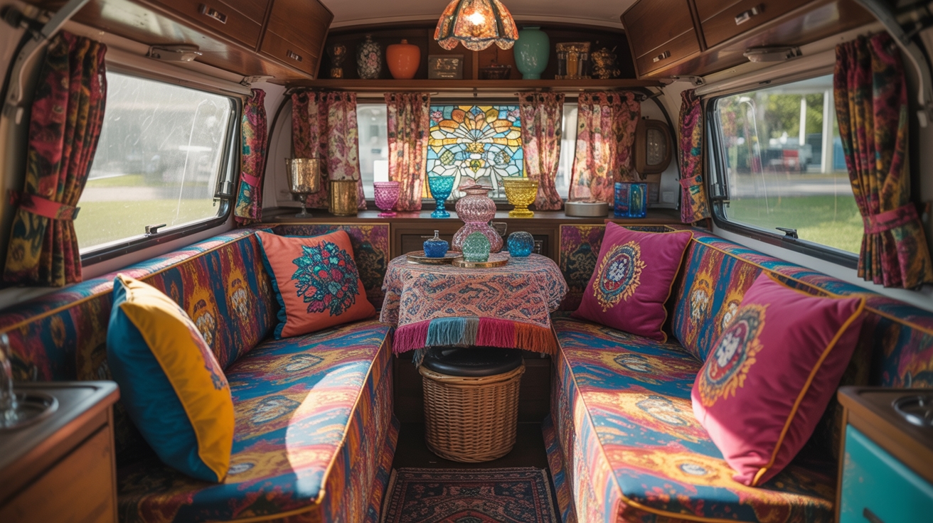 Maximalist Camper Decor: Bold Patterns and Vintage Vibes for Tiny Living