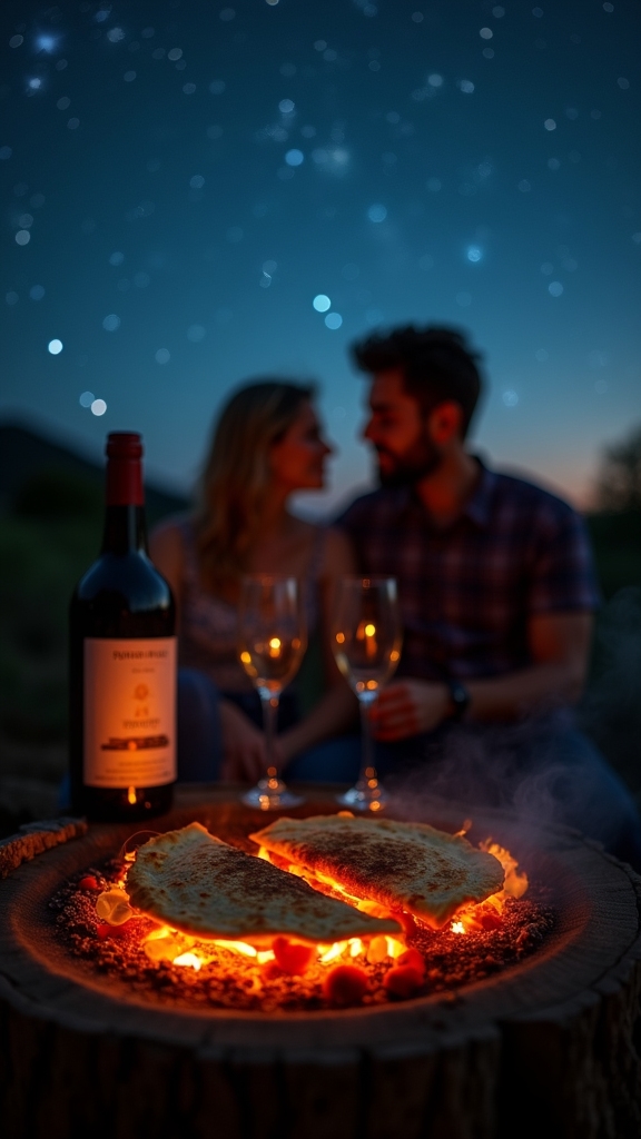 campfire chorizo quesadillas enjoyment