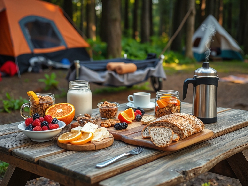 easy no cook camping breakfasts