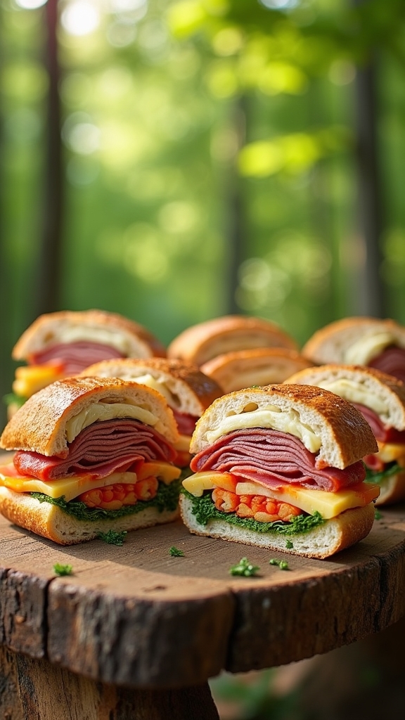 make ahead muffuletta sandwiches